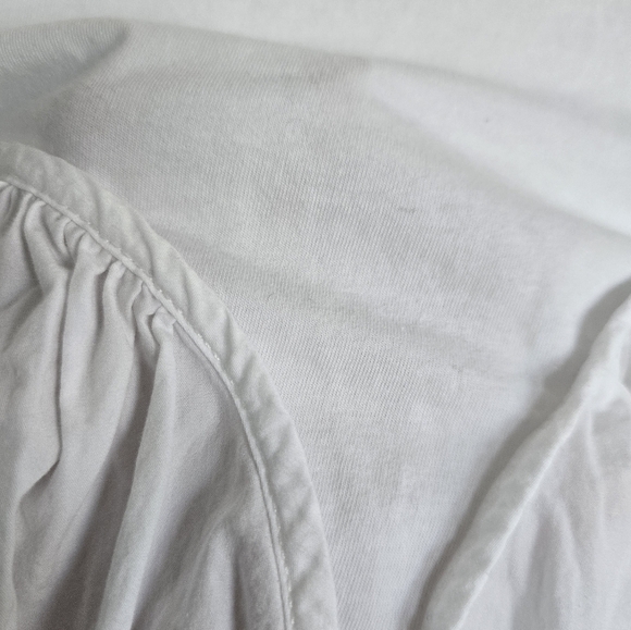 ZARA White Top Puff Sleeves M - Picture 11 of 11